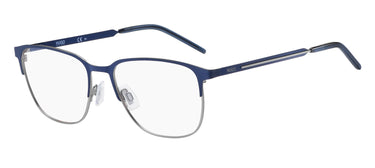 Premium Men Hugo Eyeglasses: HG 1155 - Matte Blue Ruthenium - SpecSMART Eye Clinic (Diagonal View)
